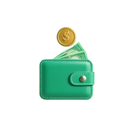 Ícone 3D Financeiro